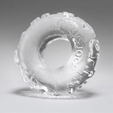 Jelly Bean Black Cockring by Oxballs Flexible Fit for Fun Clear COCK RINGS